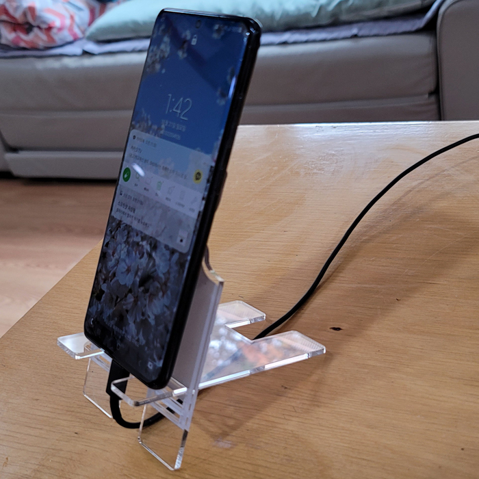 스마트거치대  아크릴 스탠드
