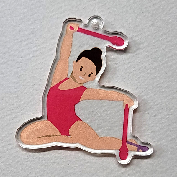 리듬체조 아크릴키링