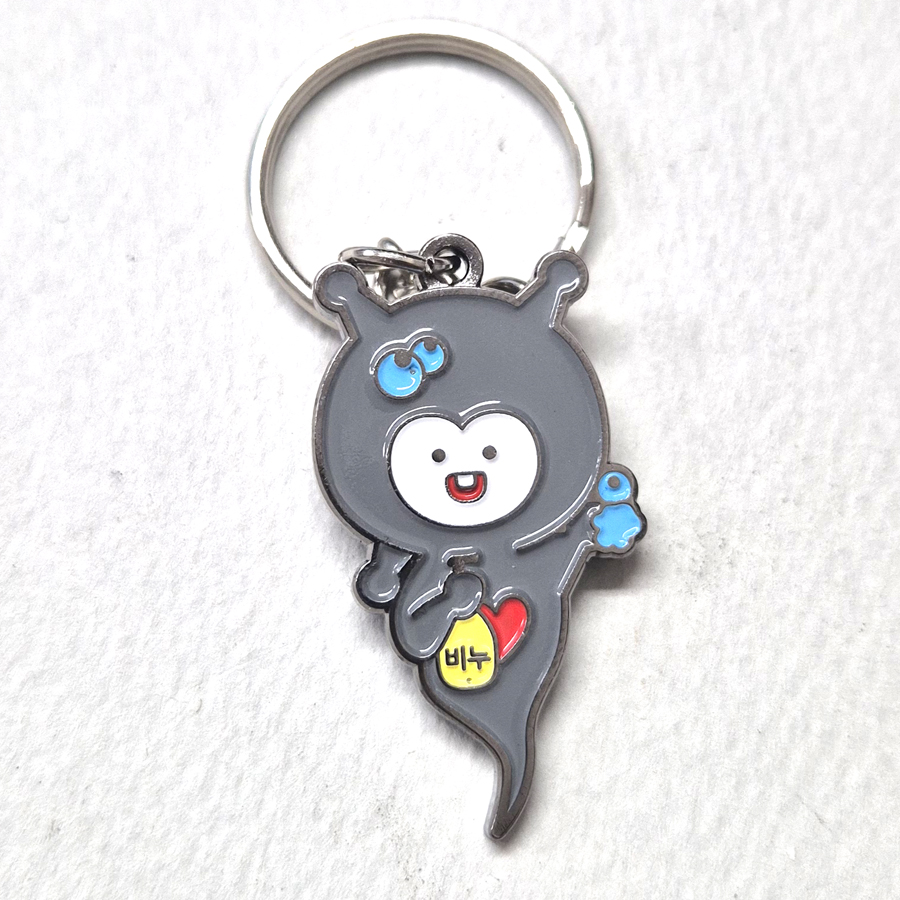 세균 흑니켈도금칠 양면 금속키링