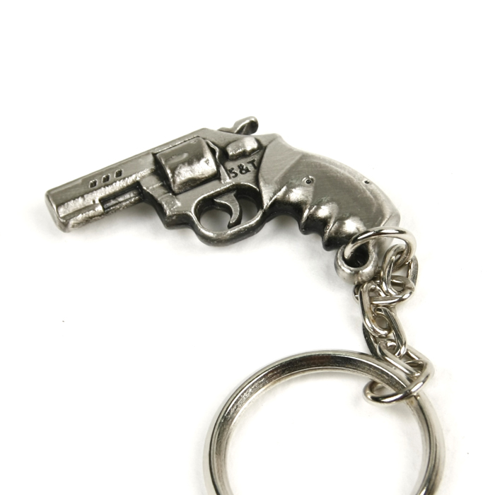 대한민국 권총 금속키홀더 입체
