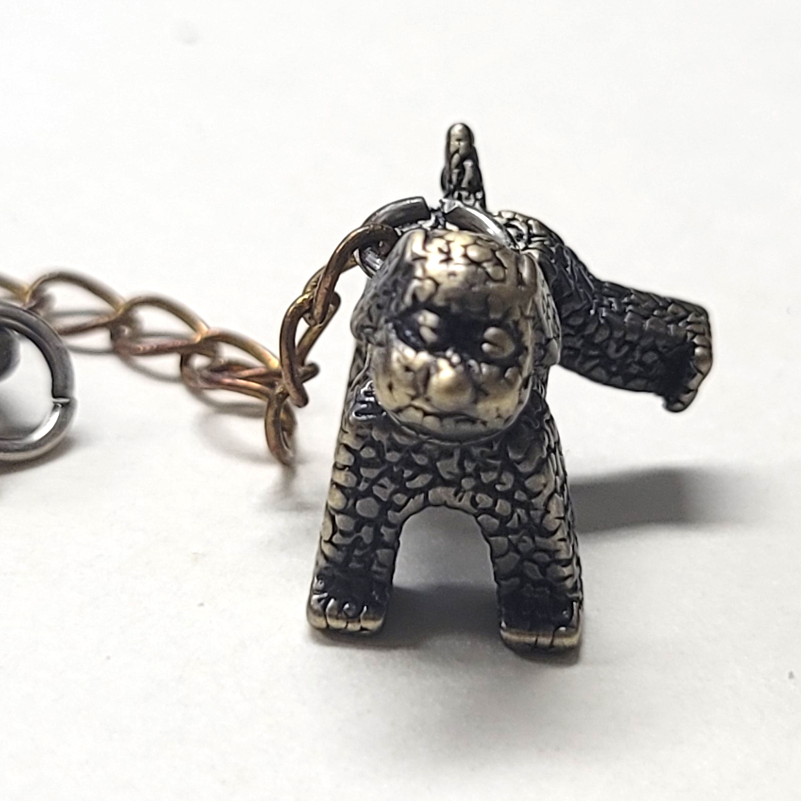 강아지 3d 금속키링