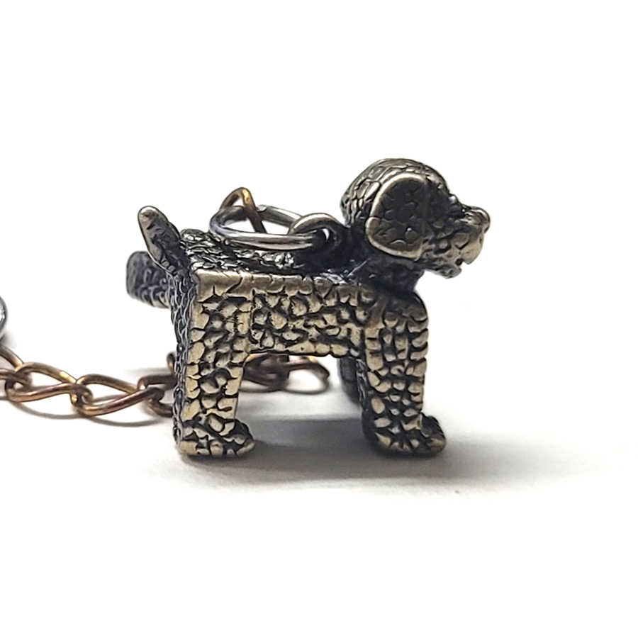 강아지 3d 금속키링