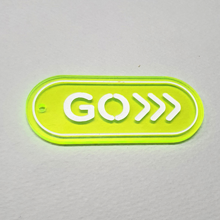 우리디엔앰로고 cnc아크릴