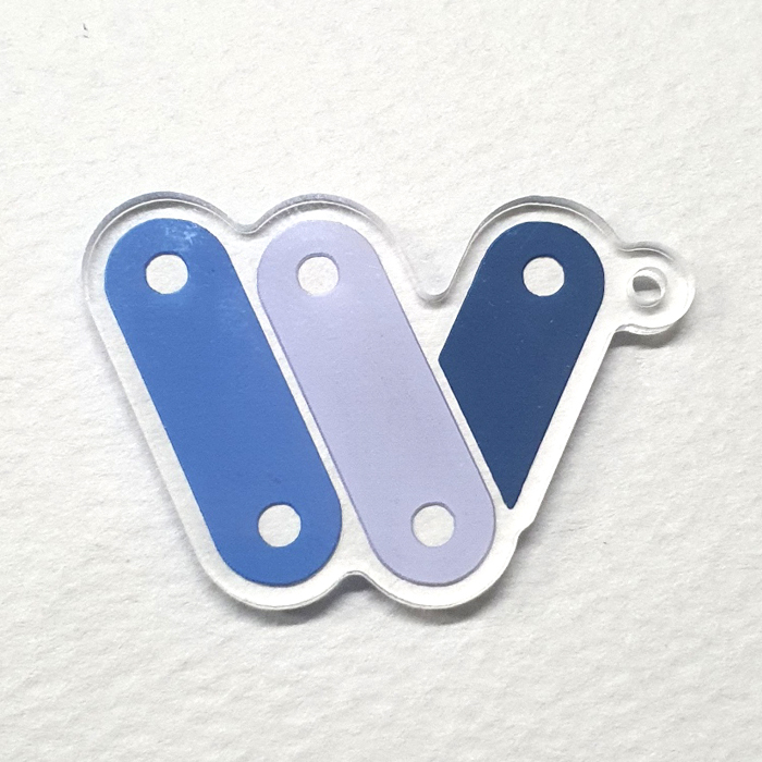 우리디엔앰로고 cnc아크릴